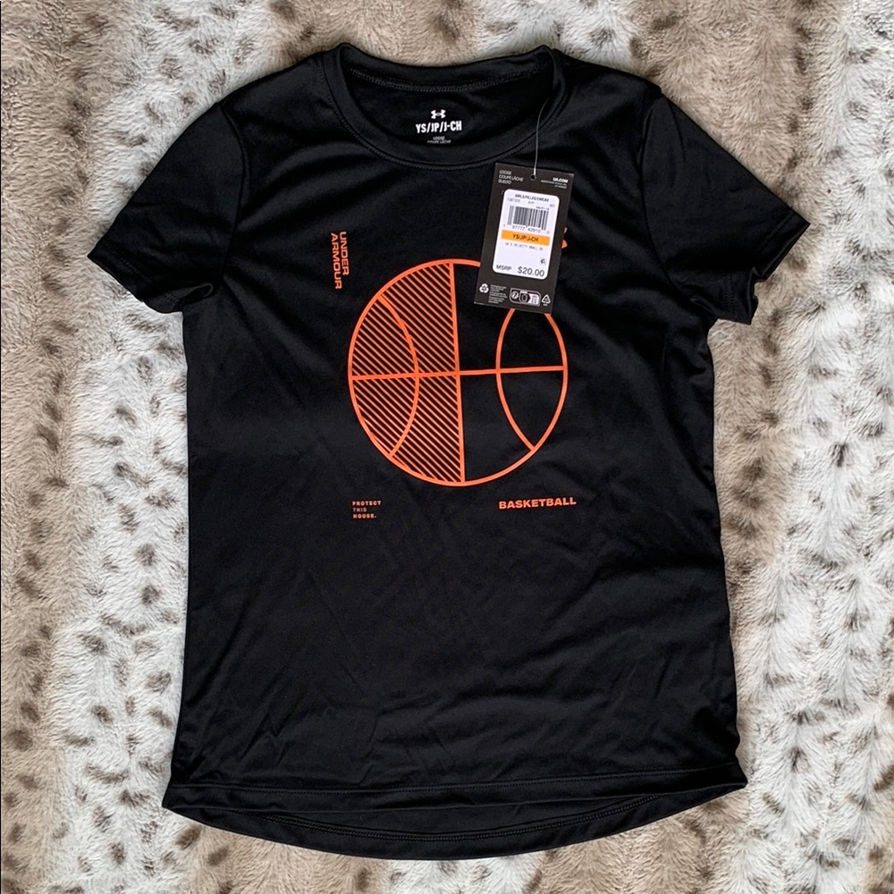Under Armour Black Basketball Graphic Tee